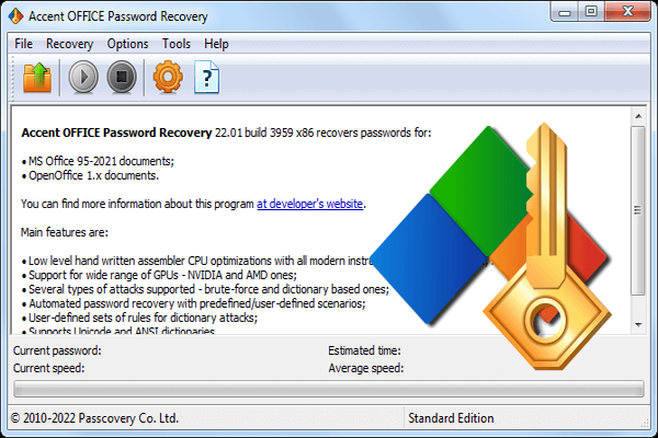 Accent Office Password Recovery