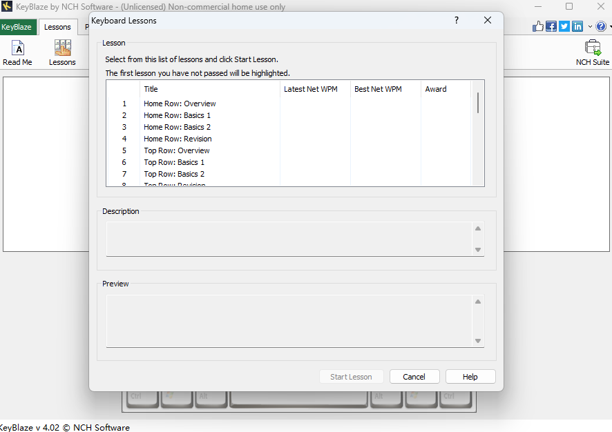 KeyBlaze Typing Tutor