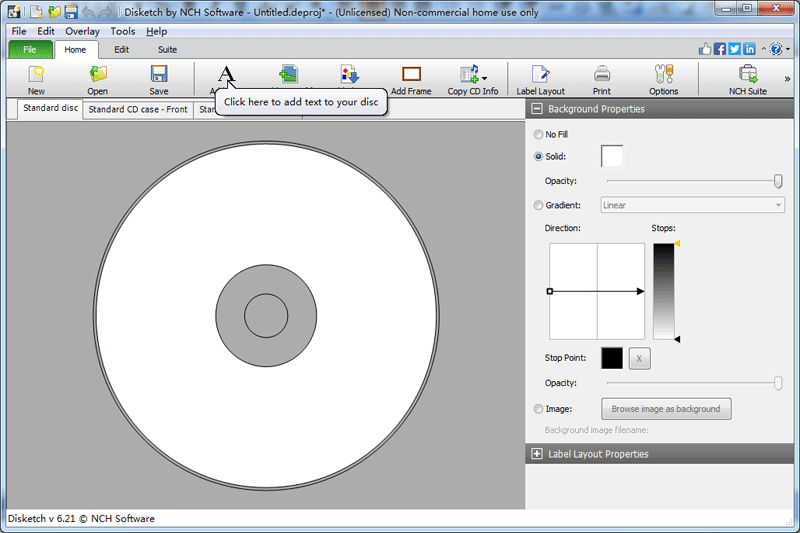 Disketch Disc Label