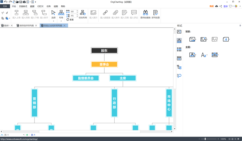 亿图组织架构管理软件OrgCharting