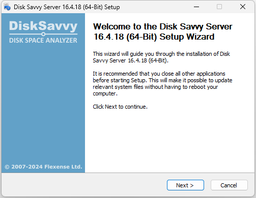 Disk Savvy Server