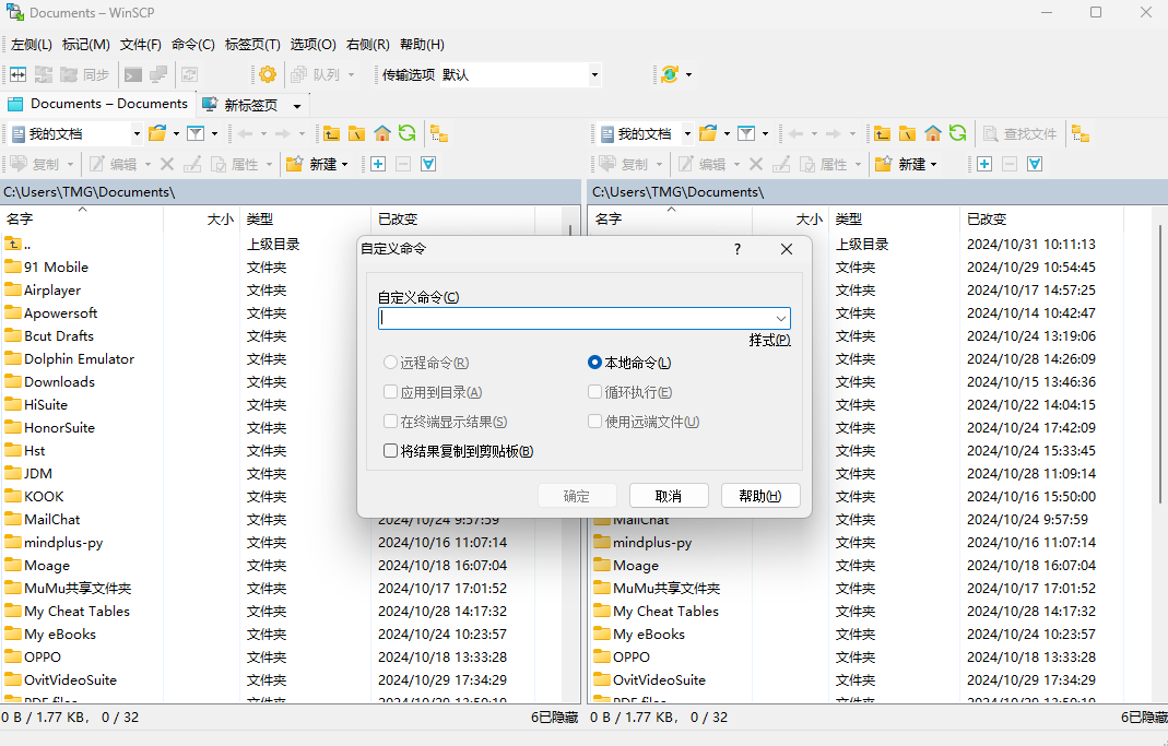 WinSCP(SFTP客户端)