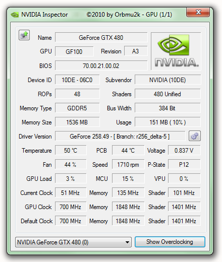 NVIDIA Inspector