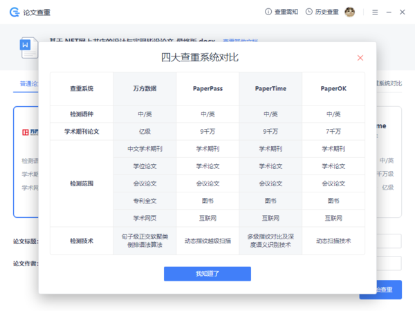 大学论文查重软件哪一个比较好用_本科毕业论文查重工具推荐